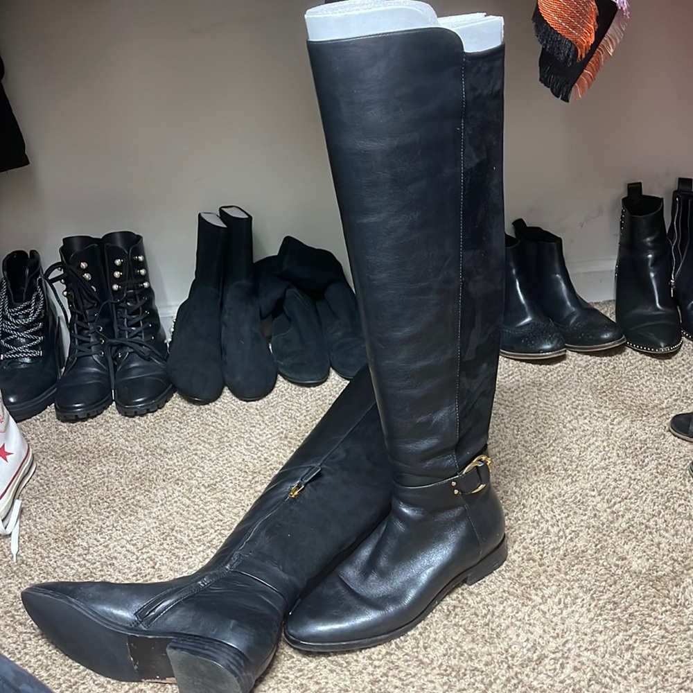 Tory Burch black OTK boot size 8M